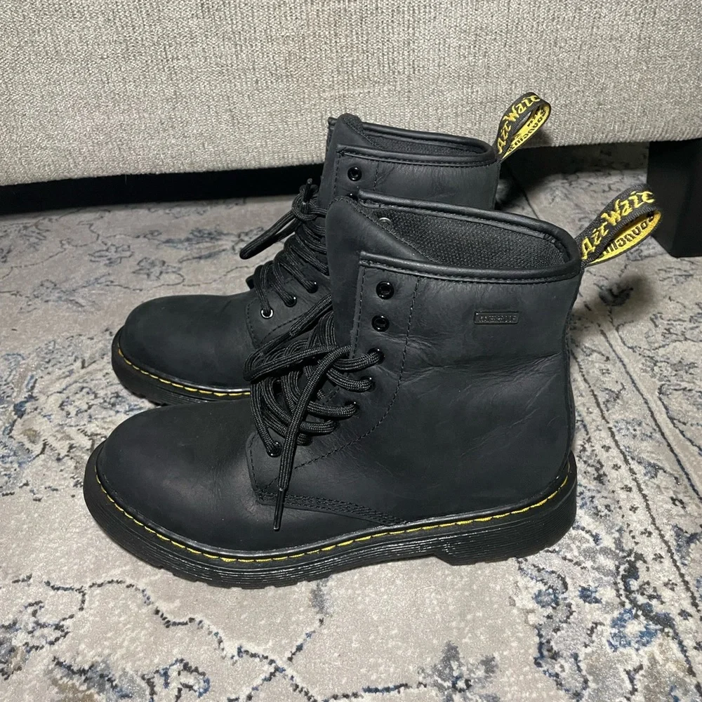 Dr Martens Junior 1460 Waterproof Leather Boots